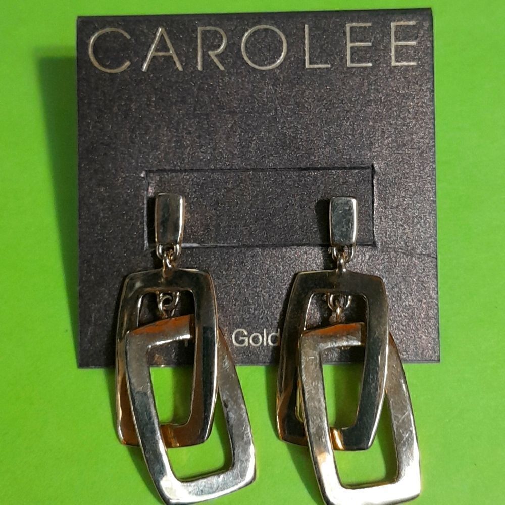 Carolee 14K Gold Post Earrings...NEW